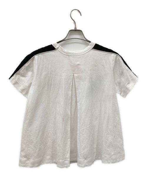 sacai（サカイ）sacai (サカイ) テープデザインポケットtシャツ ホワイト サイズ:2の古着・服飾アイテム