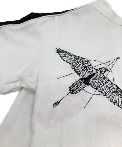 sacai（サカイ）sacai (サカイ) テープデザインポケットtシャツ ホワイト サイズ:2の古着・服飾アイテム