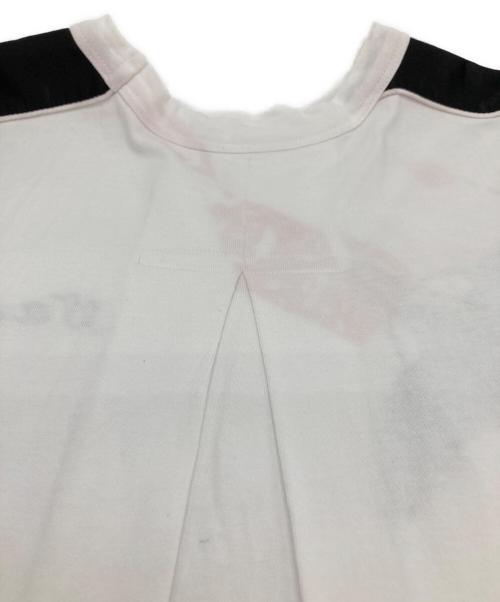 sacai（サカイ）sacai (サカイ) テープデザインポケットtシャツ ホワイト サイズ:2の古着・服飾アイテム
