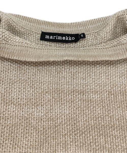 marimekko（マリメッコ）marimekko (マリメッコ) リネンブレンドワンピース ベージュ サイズ:XSの古着・服飾アイテム