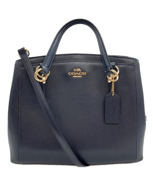 COACH（コーチ）COACH (コーチ) ミネッタ/2WAYショルダーバッグ ネイビーの古着・服飾アイテム