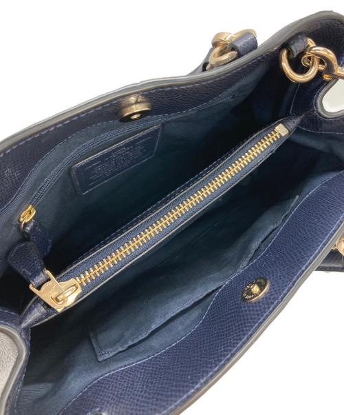COACH（コーチ）COACH (コーチ) ミネッタ/2WAYショルダーバッグ ネイビーの古着・服飾アイテム