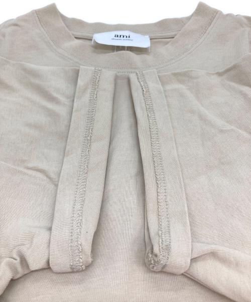 AMI Alexandre Mattiussi（アミアレクサンドルマテュッシ）AMI Alexandre Mattiussi (アミアレクサンドルマテュッシ) ハートロゴTシャツ ベージュ サイズ:Sの古着・服飾アイテム