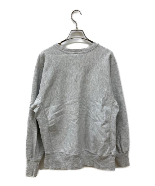 Champion REVERSE WEAVE（チャンピオン リバース ウィーブ）Champion REVERSE WEAVE (チャンピオン リバース ウィーブ) カレッジロゴスウェット ライトグレー サイズ:Lの古着・服飾アイテム