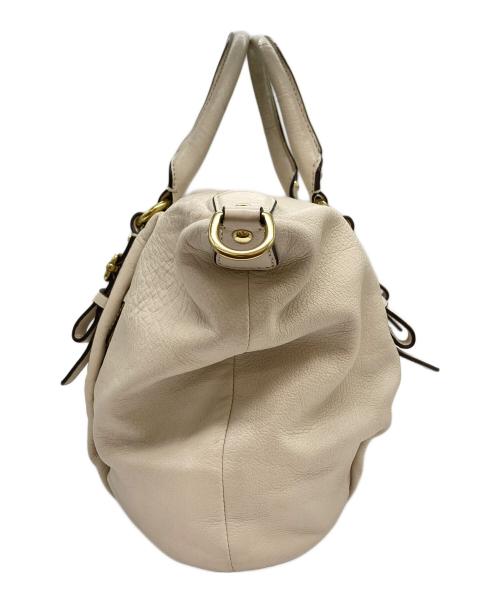 COACH（コーチ）COACH (コーチ) 2WAYショルダーバッグ アイボリー サイズ:-の古着・服飾アイテム
