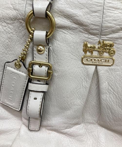 COACH（コーチ）COACH (コーチ) 2WAYショルダーバッグ アイボリー サイズ:-の古着・服飾アイテム