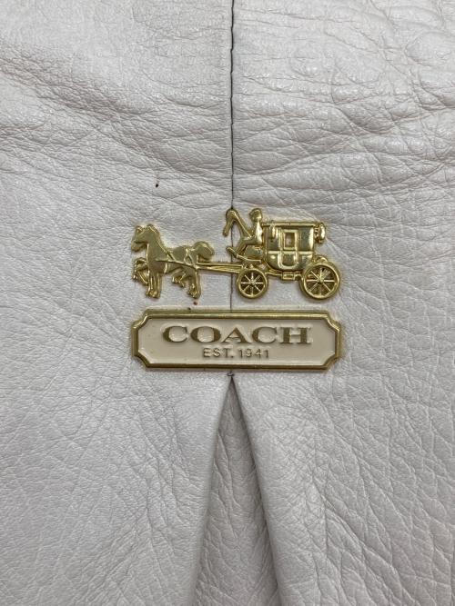 COACH（コーチ）COACH (コーチ) 2WAYショルダーバッグ アイボリー サイズ:-の古着・服飾アイテム