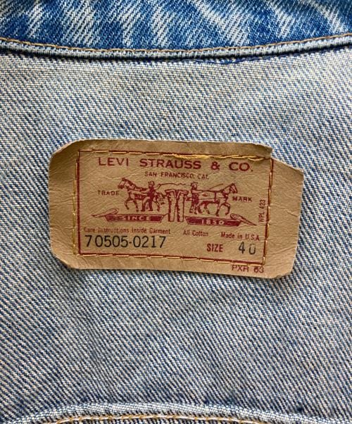 LEVI'S（リーバイス）LEVI'S (リーバイス) 復刻4thデニムジャケット インディゴ サイズ:40の古着・服飾アイテム