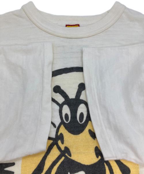 HUMAN MADE（ヒューマンメイド）HUMAN MADE (ヒューマンメイド) STUDIO SEVEN (スタジオセブン) Tシャツ アイボリー サイズ:表記無しの古着・服飾アイテム