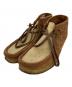 Clarks Originals（クラークス オリジナルズ）の古着「ワラビーブーツ」｜ブラウン×ベージュ