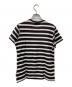 tricot COMME des GARCONS (トリココムデギャルソン) 金具デザインボーダーTシャツ ブラウン サイズ:FREE：8000円