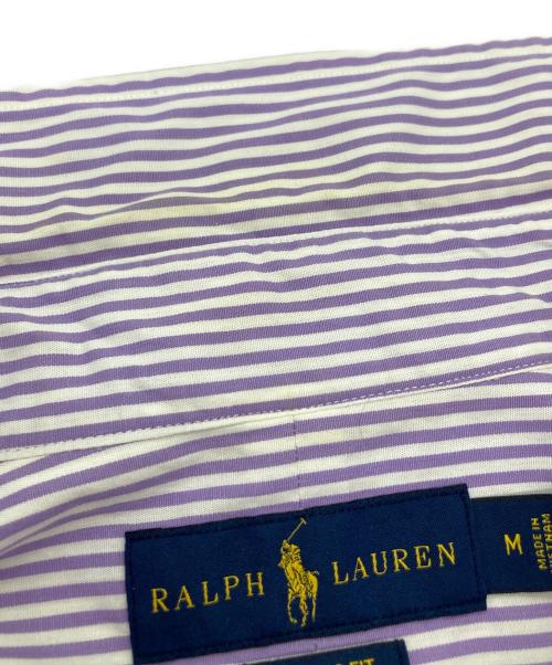 RALPH LAUREN（ラルフローレン）RALPH LAUREN (ラルフローレン) ストライプシャツ パープル サイズ:Mの古着・服飾アイテム