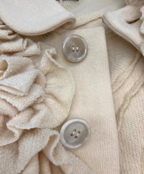 tricot COMME des GARCONS（トリココムデギャルソン）tricot COMME des GARCONS (トリココムデギャルソン) ラッフルデザインケープ ベージュ サイズ:-の古着・服飾アイテム