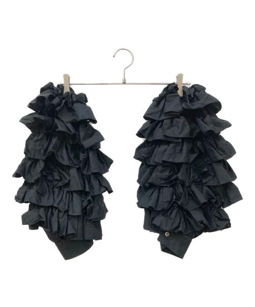 COMME des GARCONS COMME des GARCONS（コムデギャルソン コムデギャルソン）COMME des GARCONS COMME des GARCONS (コムデギャルソン コムデギャルソン) ティアードフリルアームカバー ブラック サイズ:Sの古着・服飾アイテム