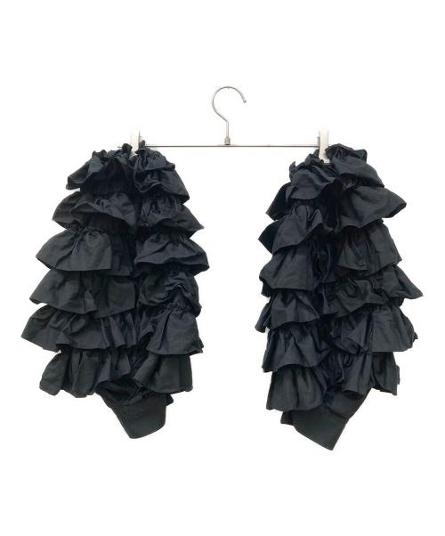 COMME des GARCONS COMME des GARCONS（コムデギャルソン コムデギャルソン）COMME des GARCONS COMME des GARCONS (コムデギャルソン コムデギャルソン) ティアードフリルアームカバー ブラック サイズ:Sの古着・服飾アイテム