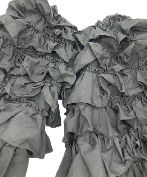 COMME des GARCONS COMME des GARCONS（コムデギャルソン コムデギャルソン）COMME des GARCONS COMME des GARCONS (コムデギャルソン コムデギャルソン) ティアードフリルアームカバー ブラック サイズ:Sの古着・服飾アイテム