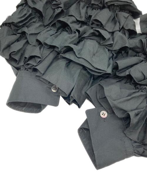 COMME des GARCONS COMME des GARCONS（コムデギャルソン コムデギャルソン）COMME des GARCONS COMME des GARCONS (コムデギャルソン コムデギャルソン) ティアードフリルアームカバー ブラック サイズ:Sの古着・服飾アイテム