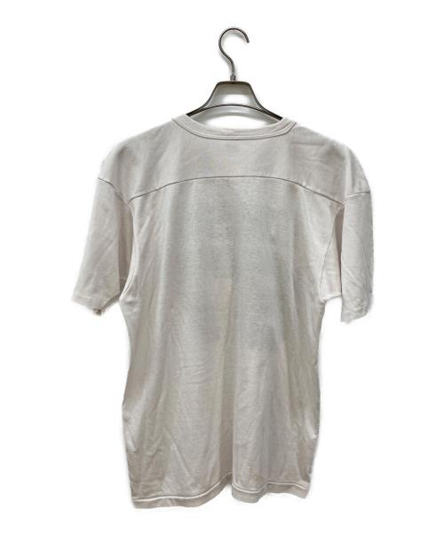 Champion（チャンピオン）Champion (チャンピオン) フットボールTシャツ ホワイト サイズ:Lの古着・服飾アイテム