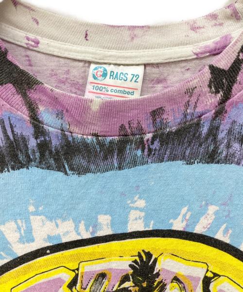 RAGS 72（ラグズ・セブンティツー）RAGS 72 (ラグズ・セブンティツー) gratefuldead/バンドTシャツ パープル×ブルー サイズ:Lの古着・服飾アイテム