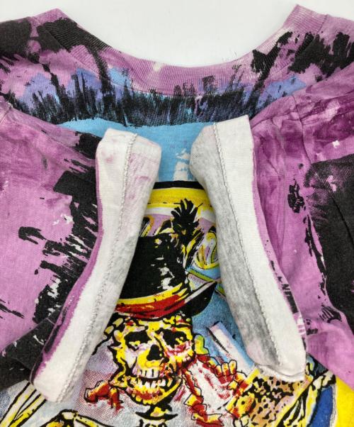 RAGS 72（ラグズ・セブンティツー）RAGS 72 (ラグズ・セブンティツー) gratefuldead/バンドTシャツ パープル×ブルー サイズ:Lの古着・服飾アイテム