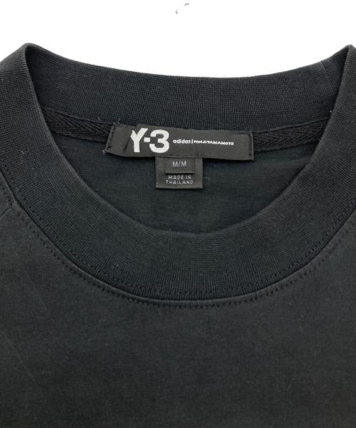 Y-3（ワイスリー）Y-3 (ワイスリー) プリントTシャツ ブラック サイズ:Ⅿの古着・服飾アイテム