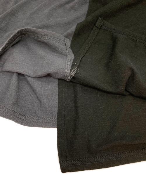 REGULATION Yohji Yamamoto（レギュレーションヨウジヤマモト）REGULATION Yohji Yamamoto (レギュレーションヨウジヤマモト) アシンメトリーTシャツ ブラック サイズ:3の古着・服飾アイテム