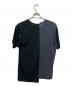 REGULATION Yohji Yamamoto (レギュレーションヨウジヤマモト) アシンメトリーTシャツ ブラック サイズ:3：6000円