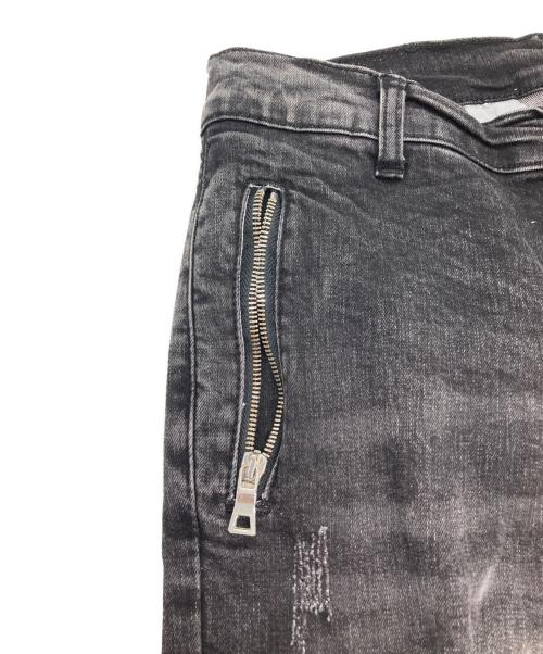 BALMAIN（バルマン）BALMAIN (バルマン) バイカーデニムパンツ ブラック サイズ:34の古着・服飾アイテム