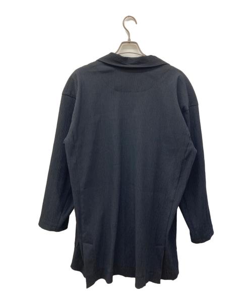 plantation（プランテーション）plantation (プランテーション) プリーツジャケット ブラック サイズ:XLの古着・服飾アイテム