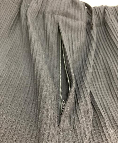plantation（プランテーション）plantation (プランテーション) プリーツパンツ ブラック サイズ:XLの古着・服飾アイテム