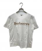 Burberry'sバーバリーズ）の古着「ノバチェックロゴTシャツ」｜ホワイト