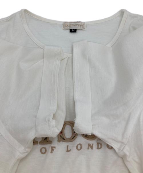 Burberry's（バーバリーズ）Burberry's (バーバリーズ) ノバチェックロゴTシャツ ホワイト サイズ:Mの古着・服飾アイテム