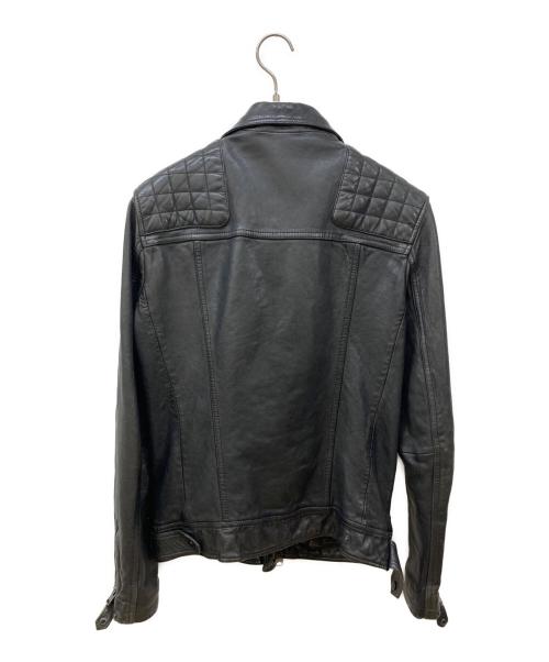 ALL SAINTS（オールセインツ）ALL SAINTS (オールセインツ) CONROY LEATHER BIKER JACKET/ラムレザージャケット ブラック サイズ:Sの古着・服飾アイテム