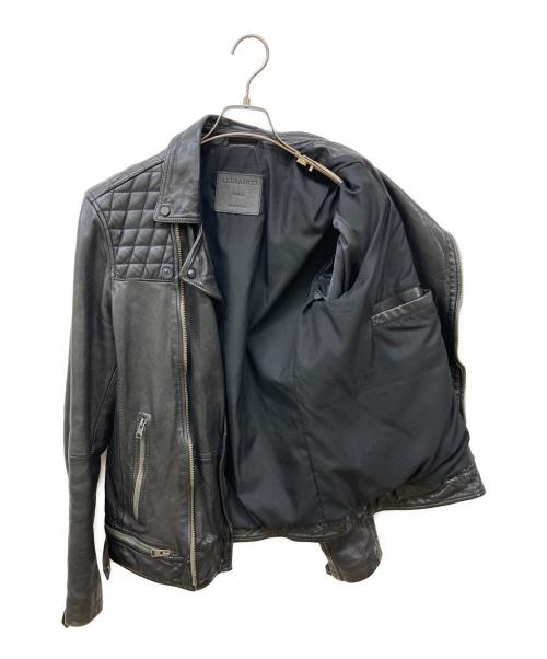 ALL SAINTS（オールセインツ）ALL SAINTS (オールセインツ) CONROY LEATHER BIKER JACKET/ラムレザージャケット ブラック サイズ:Sの古着・服飾アイテム