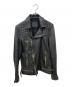 ALL SAINTS（オールセインツ）の古着「CONROY LEATHER BIKER JACKET/ラムレザージャケット」｜ブラック