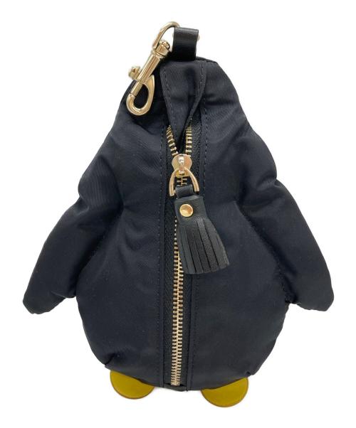 ANYA HINDMARCH（アニヤ・ハインドマーチ）ANYA HINDMARCH (アニヤ・ハインドマーチ) ペンギンエコバッグ ブラックの古着・服飾アイテム