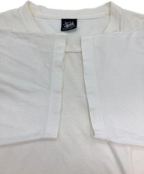 stussy（ステューシー）stussy (ステューシー) サイドプリントTシャツ ホワイト サイズ:Lの古着・服飾アイテム