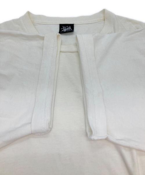 stussy（ステューシー）stussy (ステューシー) サイドプリントTシャツ ホワイト サイズ:Lの古着・服飾アイテム