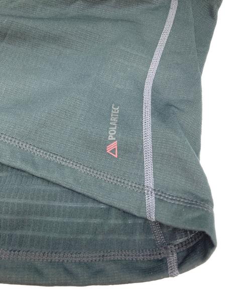 MAMMUT（マムート）MAMMUT (マムート) Atacazo Zip Pull AF/ハーフジップカットソー ブラック×レッド サイズ:S 未使用品の古着・服飾アイテム