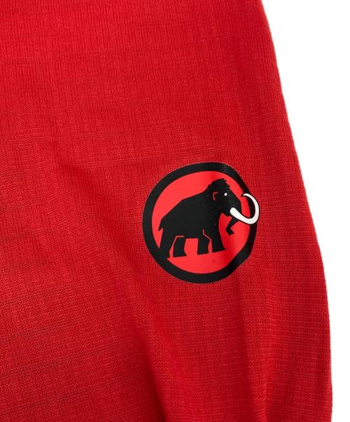 MAMMUT（マムート）MAMMUT (マムート) Atacazo Zip Pull AF/ハーフジップカットソー ブラック×レッド サイズ:S 未使用品の古着・服飾アイテム