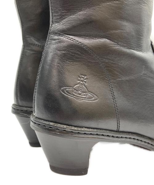 Vivienne Westwood（ヴィヴィアンウエストウッド）Vivienne Westwood (ヴィヴィアンウエストウッド) ロングブーツ ブラック サイズ:36の古着・服飾アイテム