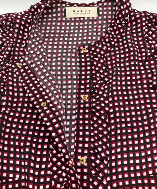 MARNI（マルニ）MARNI (マルニ) ノースリーブブラウス レッド サイズ:Ⅿの古着・服飾アイテム