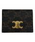 CELINE（セリーヌ）の古着「バイフォールド トリオンフ カードホルダー」｜ブラウン