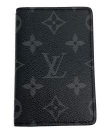 LOUIS VUITTON（ルイ ヴィトン）の古着「オーガナイザー・ドゥ・ポッシュ/カードケース」｜ブラック