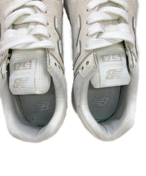 NEW BALANCE（ニューバランス）NEW BALANCE (ニューバランス) 574 厚底スニーカー アイボリー サイズ:24.5cmの古着・服飾アイテム