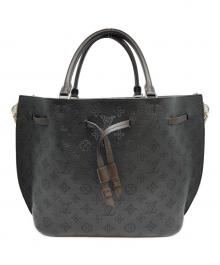 LOUIS VUITTON（ルイ ヴィトン）の古着「レザートートバッグ」｜ブラック