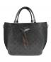 LOUIS VUITTON（ルイ ヴィトン）の古着「レザートートバッグ」｜ブラック