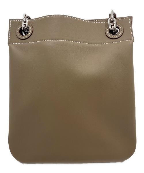 HERMES（エルメス）HERMES (エルメス) Pochette Clutches/ポッシュ クリティケス エトゥープの古着・服飾アイテム