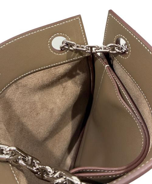HERMES（エルメス）HERMES (エルメス) Pochette Clutches/ポッシュ クリティケス エトゥープの古着・服飾アイテム