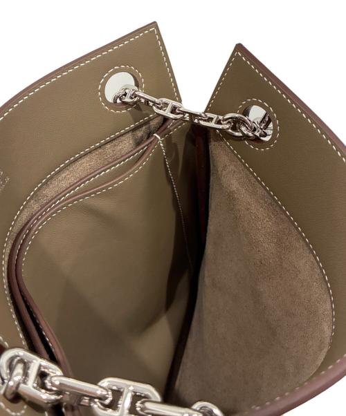 HERMES（エルメス）HERMES (エルメス) Pochette Clutches/ポッシュ クリティケス エトゥープの古着・服飾アイテム